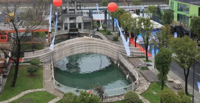 Σαγκάη: Έτοιμη η μεγαλύτερη γέφυρα του κόσμου από 3D εκτυπωτή (βίντεο)